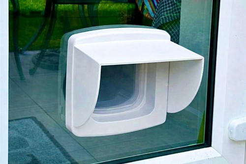 Universal cat flap - flap, rain