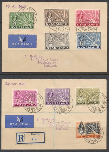 Nyasaland kgv 1934 - nyasaland, to