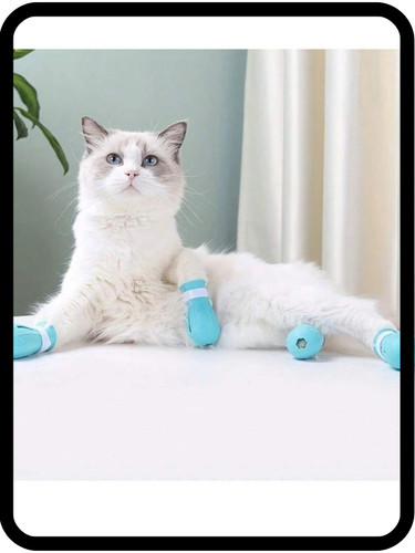 4pcs silicone cat - paw, covers