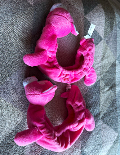 Edea pink white cat animal - pink, &