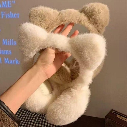 Cute cat earmuffs winter warm - winter,