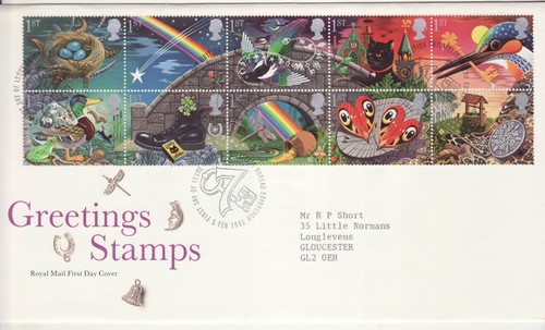 Stamps first day cover - day,