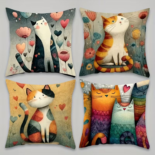 Set cat cushion - set,