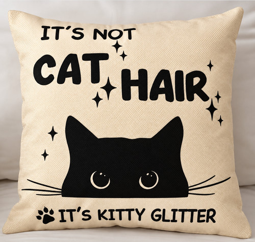Cat cushion cover 40x40cm