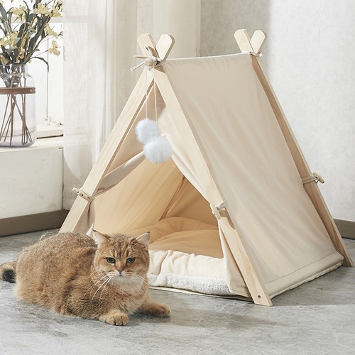Folding pets teepee tent cat - folding,