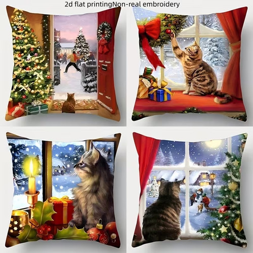 Set cat christmas - cat,