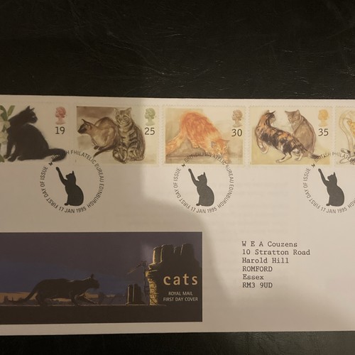 Royal mail cats first day - mail,