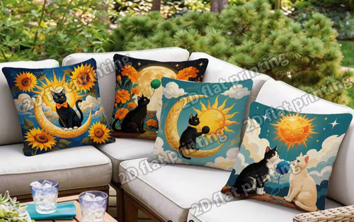 Set cat cushion covers - cushion,